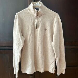 Polo Ralph Lauren Quarter Zip Oatmeal size S